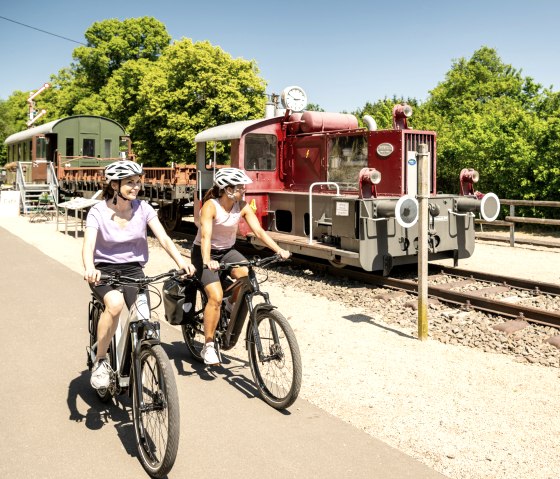 Railroad museum in Pronsfeld on the Eifel-Ardennes cycle path, © Eifel Tourismus GmbH, Dominik Ketz