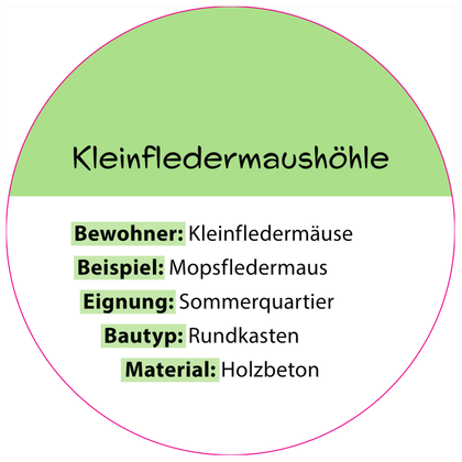 Informationsschild "Kleinfledermaushöhle"