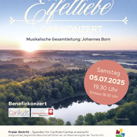 Plakat Eifelliebe, © Touristik GmbH Gerolsteiner Land
