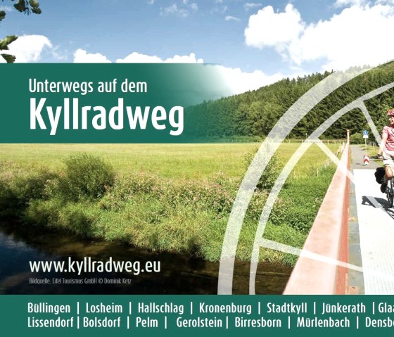 Front page of the flyer &lsquo;On the Kyll Cycle Route&rsquo; 