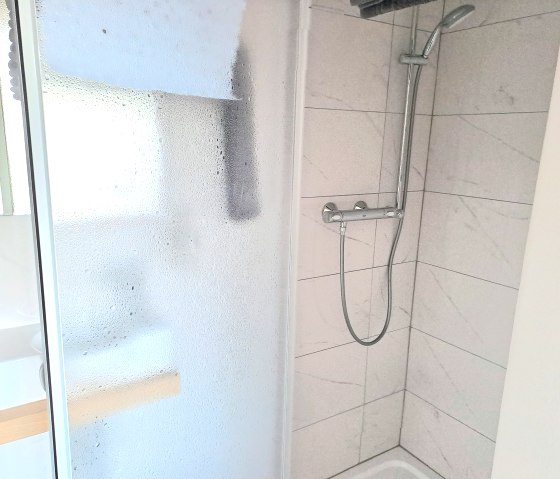 Dusche im Appartement