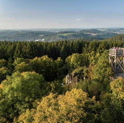 Uitkijktoren bij de Dietzenley op de Eifelsteig, © Eifel Tourismus GmbH, D. Ketz