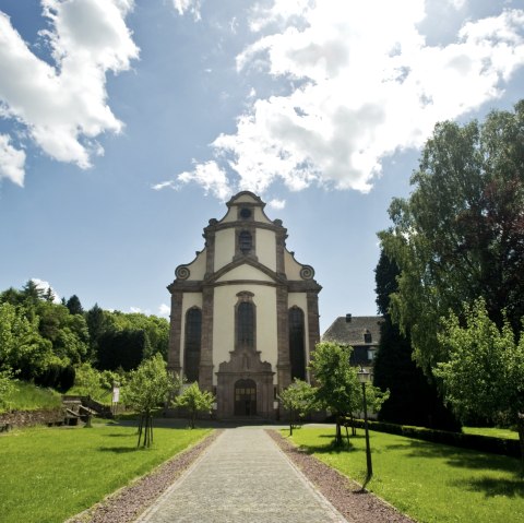 Klooster Himmerod op etappe 13 van de Eifelsteig, © Rheinland-Pfalz Tourismus/D. Ketz