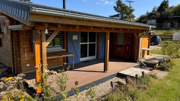 Terrasse im Spätsommer