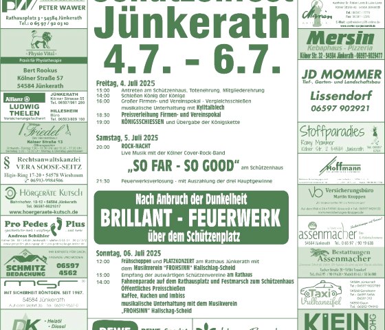 Schützenfest Jünkerath, © Schützengesellschaft Jünkerath e.V.