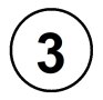 Black number 3 in a black circle on a white background., © Touristik GmbH Gerolsteiner Land