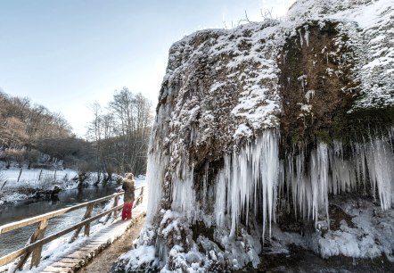 Nohner Wasserfall im Winter, &copy; Rheinland-Pfalz Tourismus GmbH, Dominik Ketz