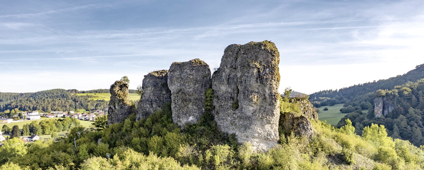Gerolsteiner Dolomieten op de Eifelsteig, © Eifel Tourismus GmbH