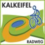 Radwege Eifel: Wegmarkierung Logo Kalkeifel-Radweg