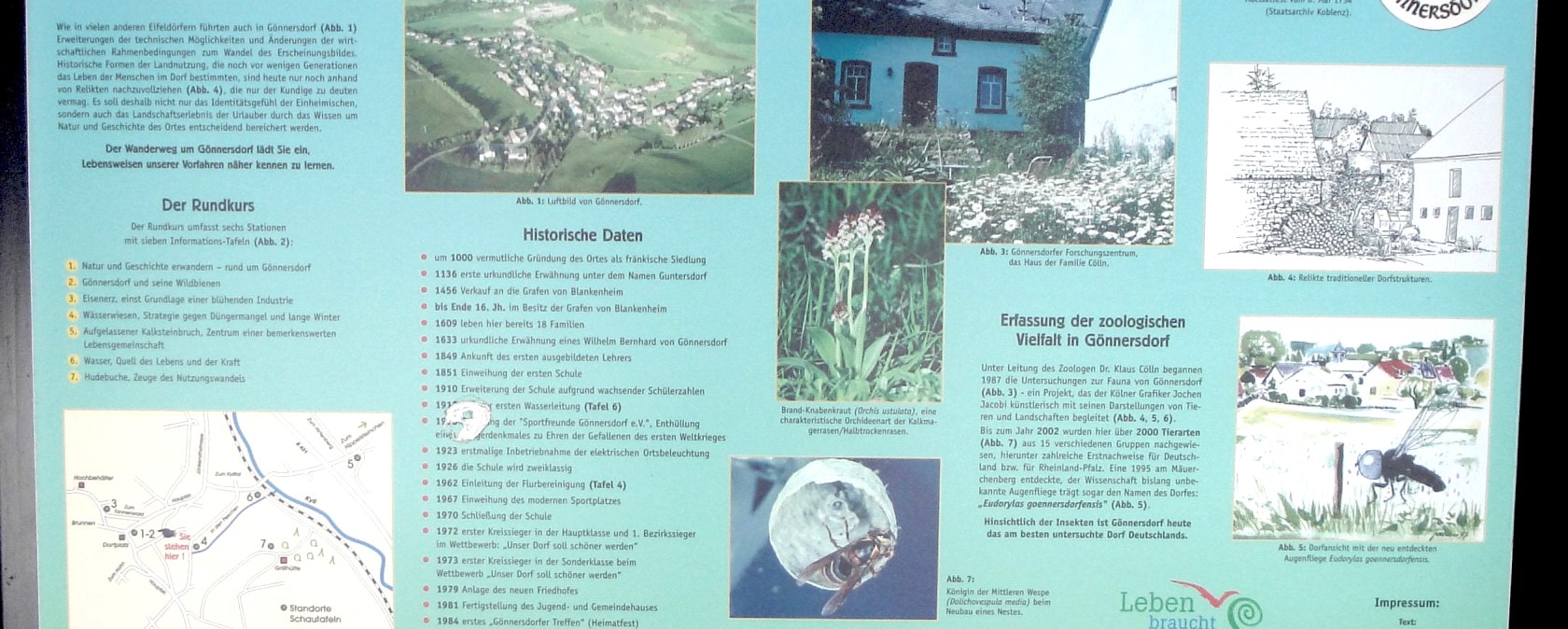 Infotafel Lehrpfad, &copy; Touristik GmbH Gerolsteiner Land