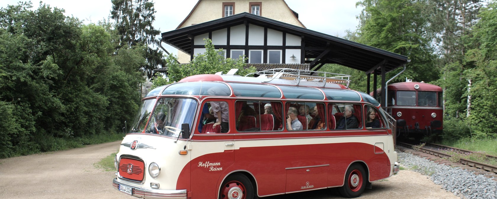 Oldtimer, © Museumsbahnhof Ahütte
