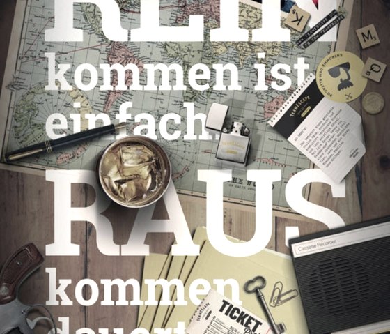 Flyer, &copy; Krimihotel