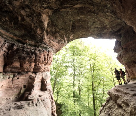 Genoveva Cave on the Eifelsteig trail, &copy; Eifel Tourismus GmbH, D. Ketz