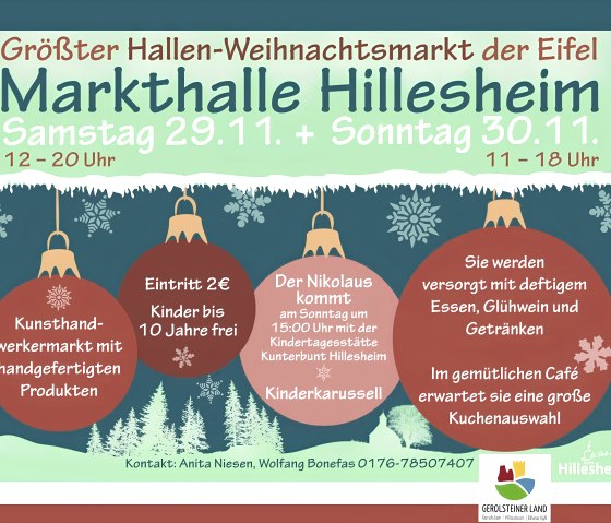 Weihnachtsmarkt Hillesheim, © Wolfgang Bonefas