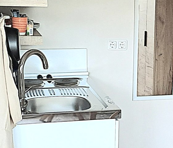 K&uuml;chenzeile im Appartement