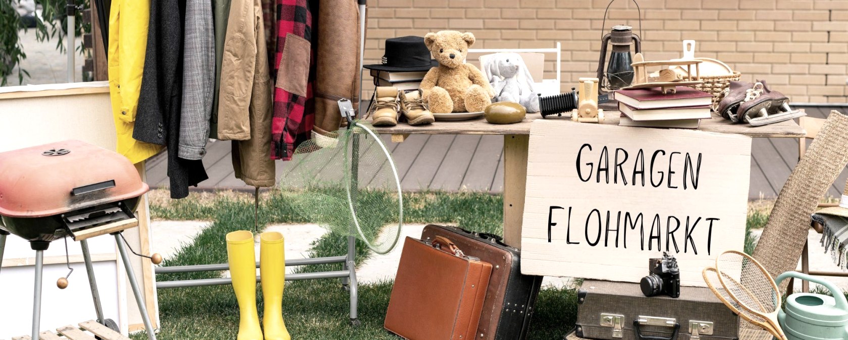 Musterbild Garagen Flohmarkt, © Canva