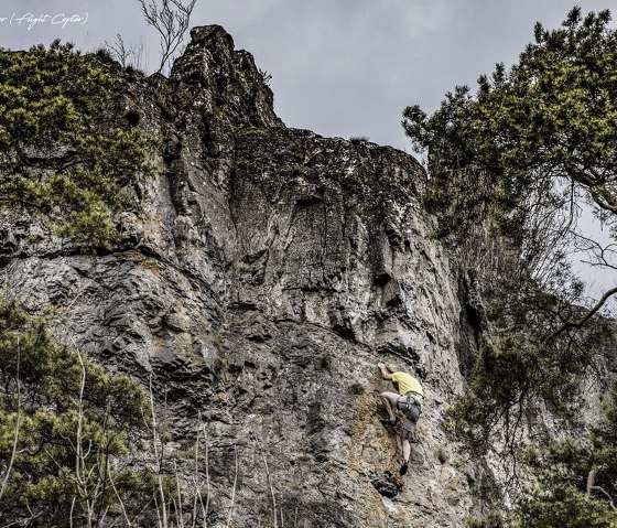 Kletterfels Hustley, &copy; Martin M&uuml;ller