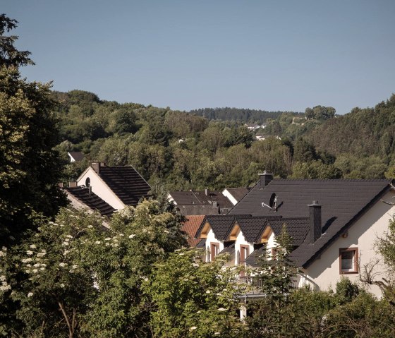 Blick durch das Kylltal bis Gerolstein