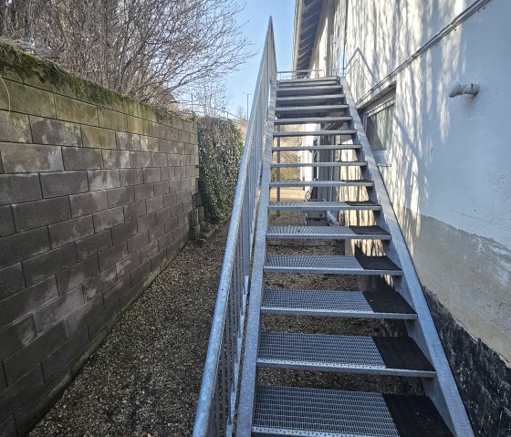 Seperater Eingang Fewo mit Hundeschutzmatten